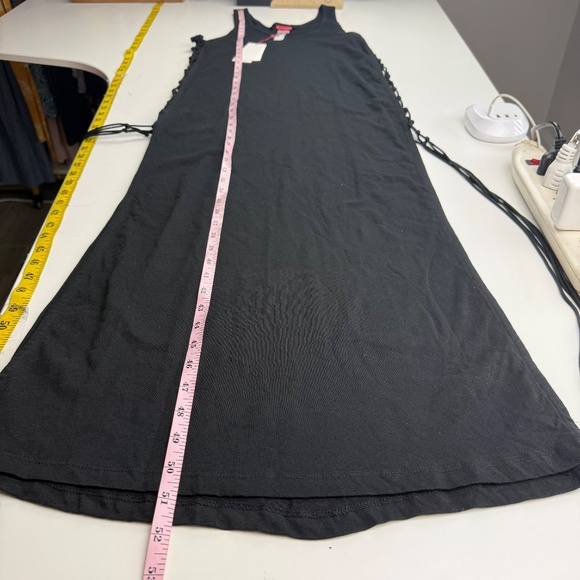 Red Carter Womens Cotton Open Side Coverup Slub Dress Coverup X-Small NWT Black - Picture 5 of 9